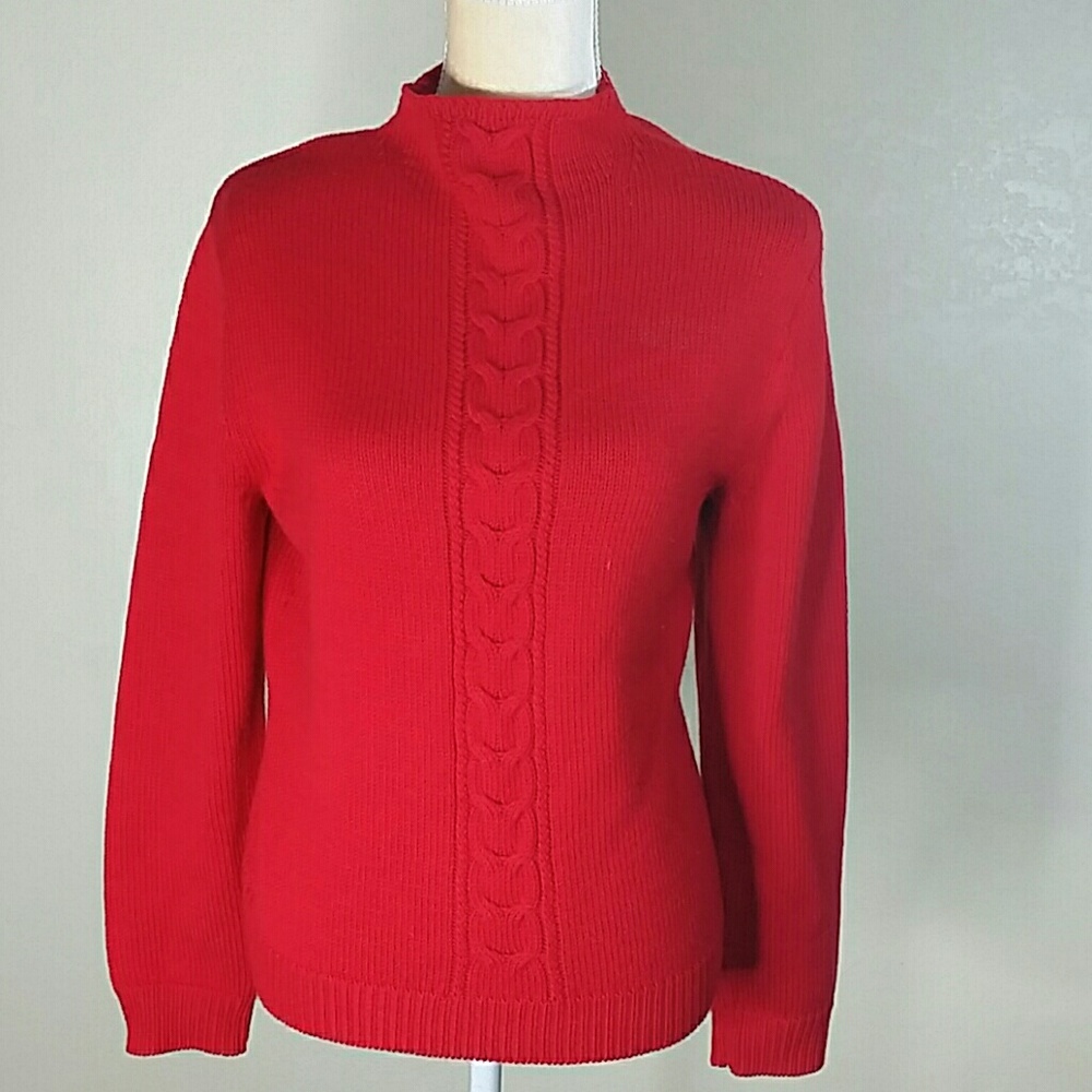 Pendleton Cable Knit Sweater M - image 1